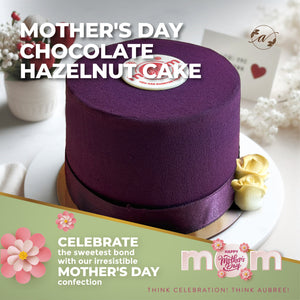 Mother's Day Chocolate Hazelnut Cake-Eggless (700gms)