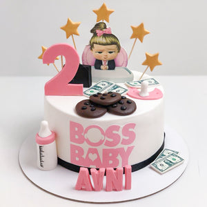 Boss Baby Dollars Theme Cake