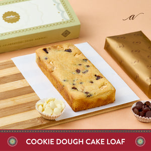 COOKIE DOUGH CAKE LOAF