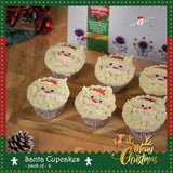 Santa Cupcakes (Pack of 6)