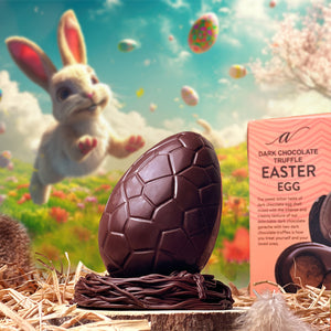 Dark Chocolate Truffle Easter Egg - Eggless