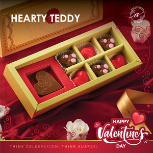 Hearty Teddy Chocolate Box