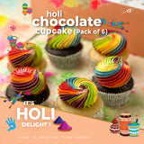 Celebration of Holi Cupcakes (Box of 6)