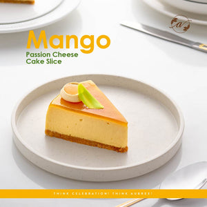 Mango Passion Cheese Cake Slice