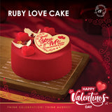 Ruby Love Cake - Eggless