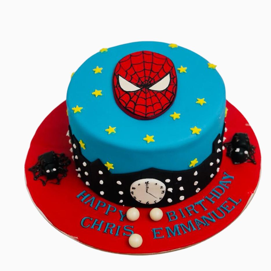 Buy Spiderman Birthday Cake Topper Spiderman Cake Topper Online in India   Etsy