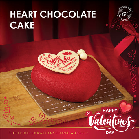 Valentine Heart Chocolate - Eggless