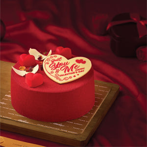 Ruby Love Cake - Eggless