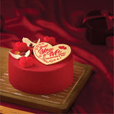 Ruby Love Cake - Eggless