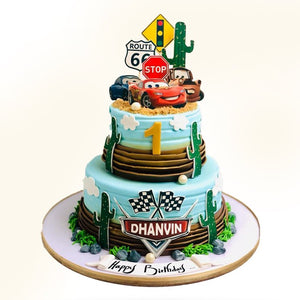 Route 66 Rev-Up Cake