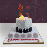 Super Hero Fire Cake