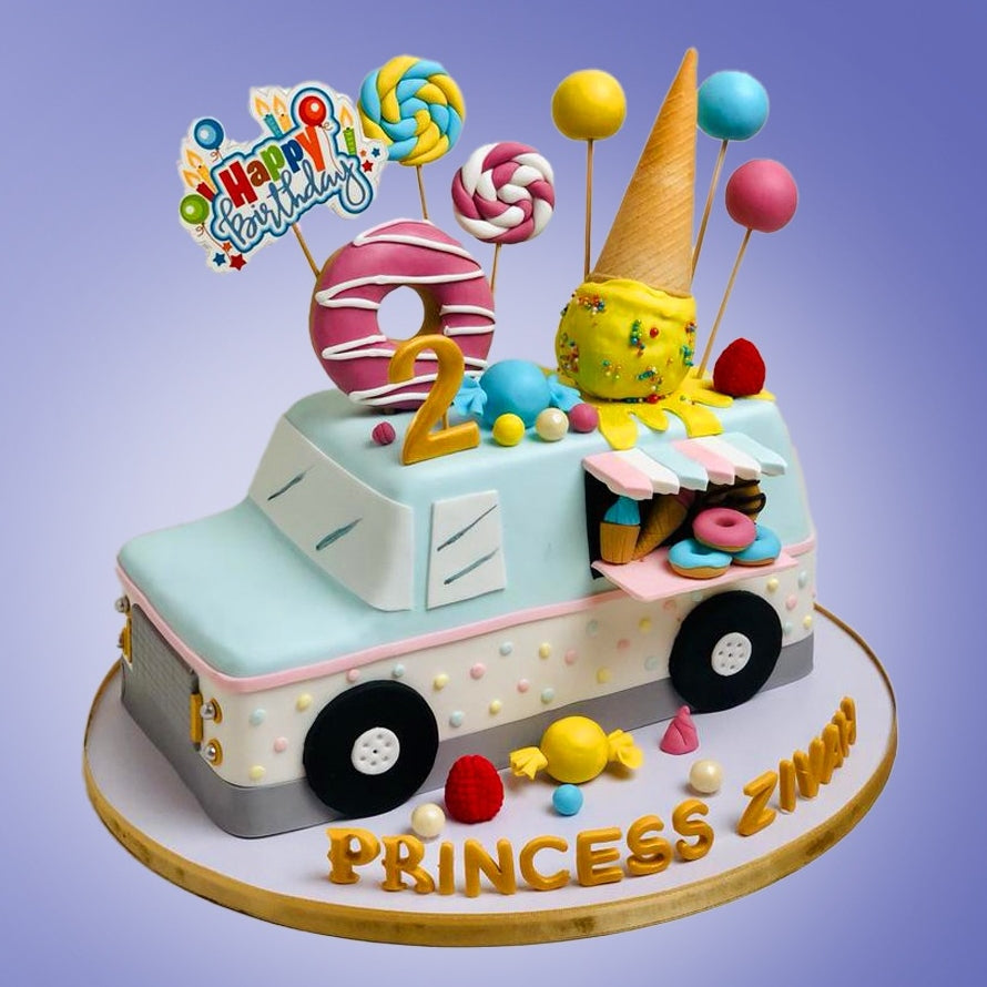 Dessert Truck Theme Cake