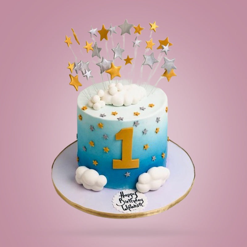 Buy happy 1st birthday cake Online at Best Price | Od