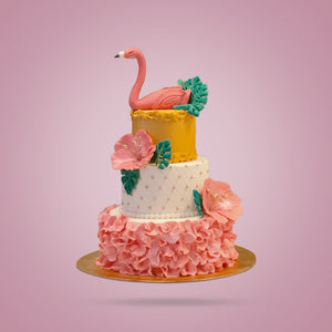 Flamingo Fantasia Cake