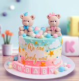 Teddy Baby Shower Cake