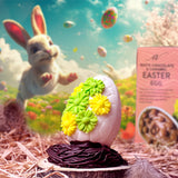 White Chocolate & Caramel Easter Egg - Eggless