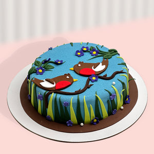 Birds Theme Cake