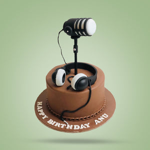 Microphone And Head Set Cake