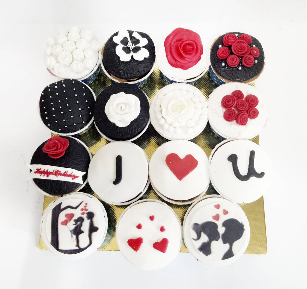 Love Theme Cupcakes
