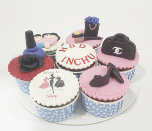 Makeup Theme Cupcakes