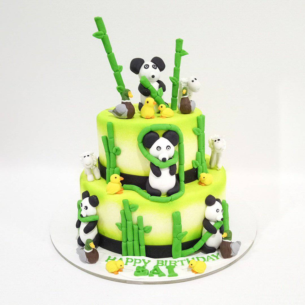 Frcolor 30pcs Panda Theme Party Birthday Cake Fruit Decoration (Black  White) - Walmart.com