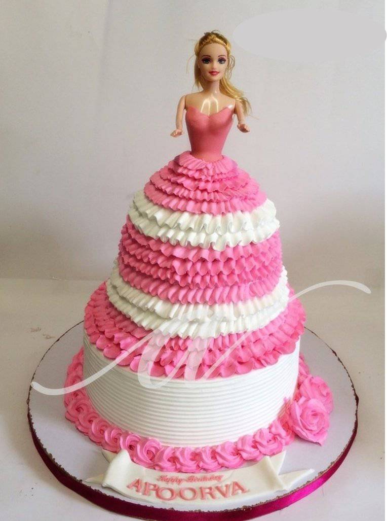 Doll Tier Cake | Surprise For U | Cake Delivery in Ahmedabad