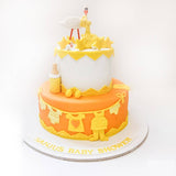 Baby Clothes Baby Shower Cake