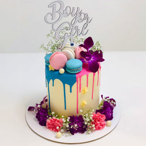 Boy Or Girl Baby Shower Theme Cake