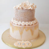 Floral Pearls Cake