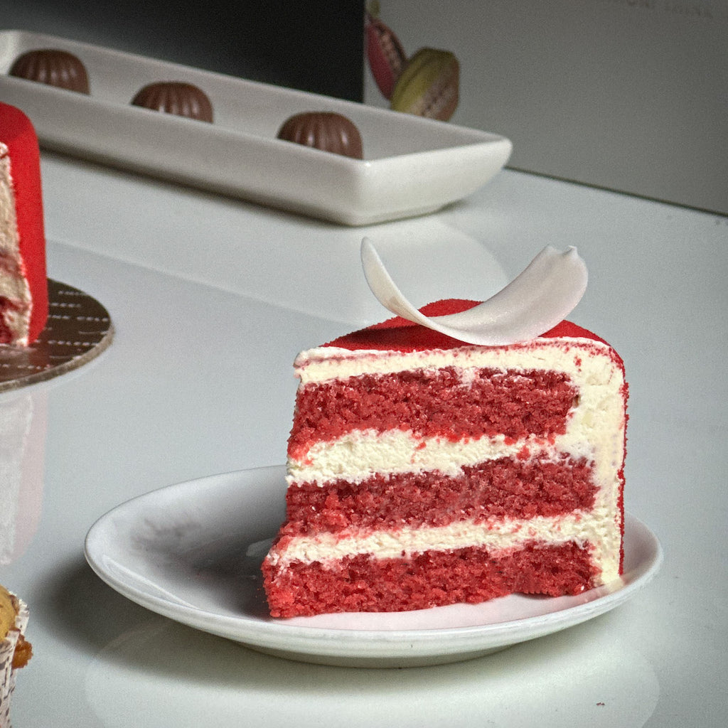 Valentine's day Cake - Pink Velvet Cake - Eggless Pink Velvet Cake -