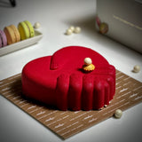 Forever Love - Hands Holding Heart Cake