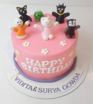 Kitty With Friends Cake