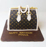 Louis Vuitton Luxury Bag Theme Cake For Her