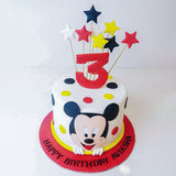 Deelish Cakes - Happy Birthday Mehvish. Wishing you All the Best. Mickey  Mouse themed birthday cake. | Facebook