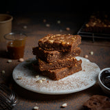 Peanut Butter Brownie - Eggless