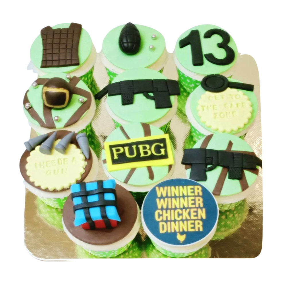 PubG Theme Cupcakes