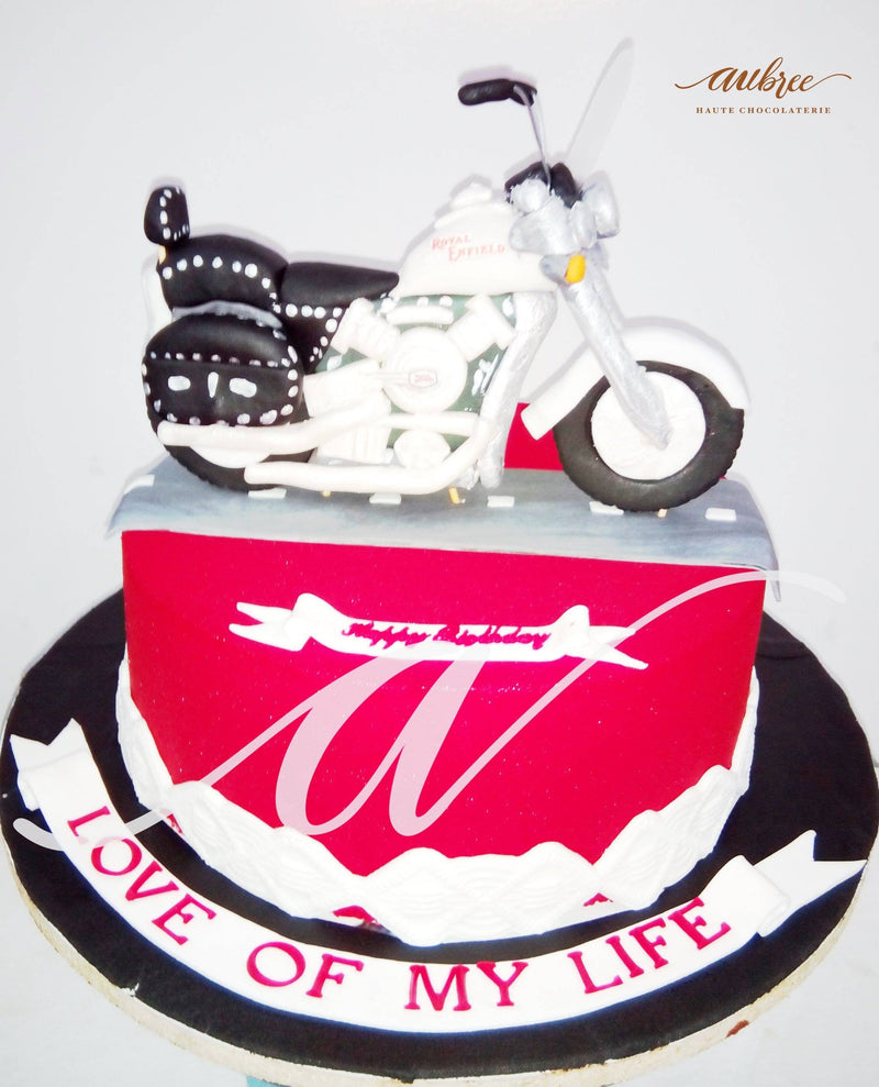 Bike Love Cake. Royal Enfield Cake. Noida & Gurgaon – Creme Castle