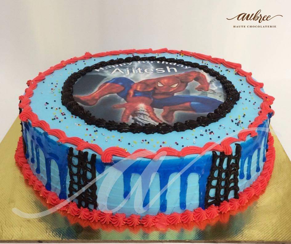 Superhero Image Print Cake