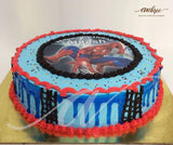 Superhero Image Print Cake