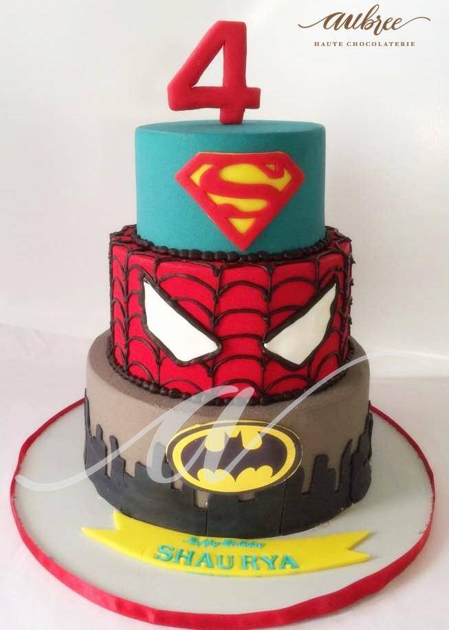 Superhero 6 Cake