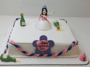 Bride's Bachelorette Cake