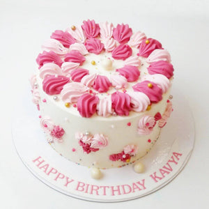 Pink Frosting Cake