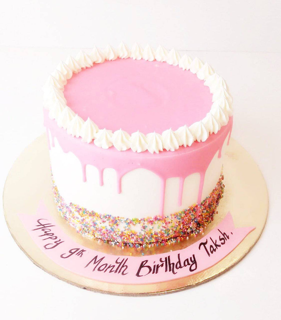 54 Jaw-Droppingly Beautiful Birthday Cake : 2nd pink birthday cake