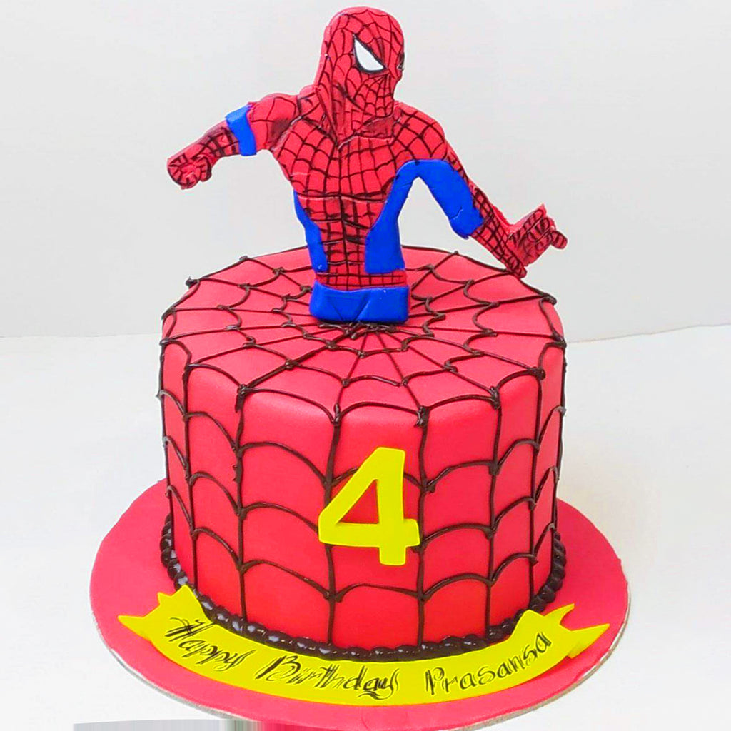 Spider Man Fondant Cake | Spider Man Cake | Yummy Cake
