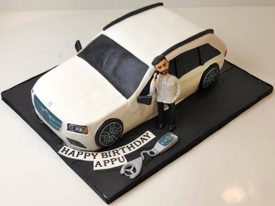 Mercedes Man Theme Cake