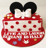 Mickey Theme Half Cake
