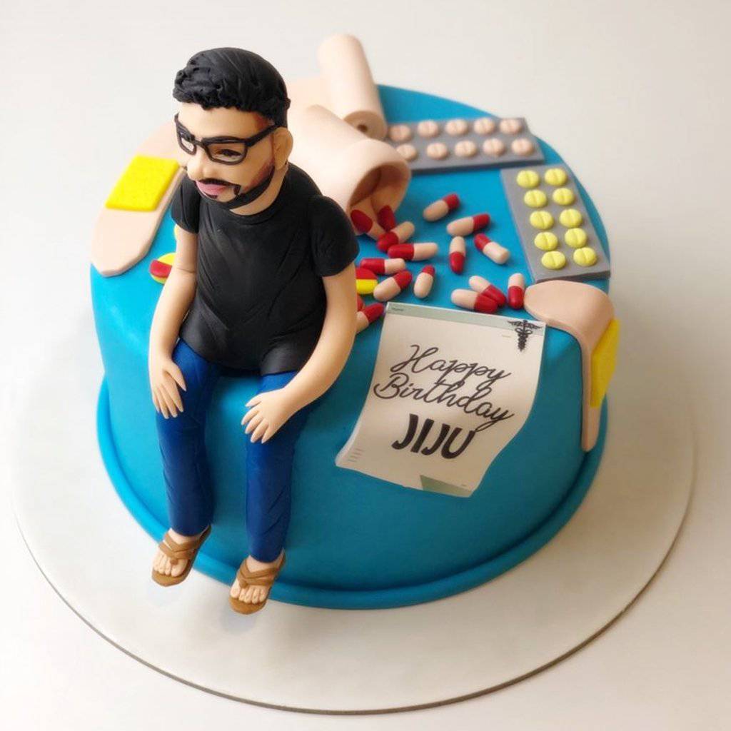 Doctor's Birthday Theme Cake