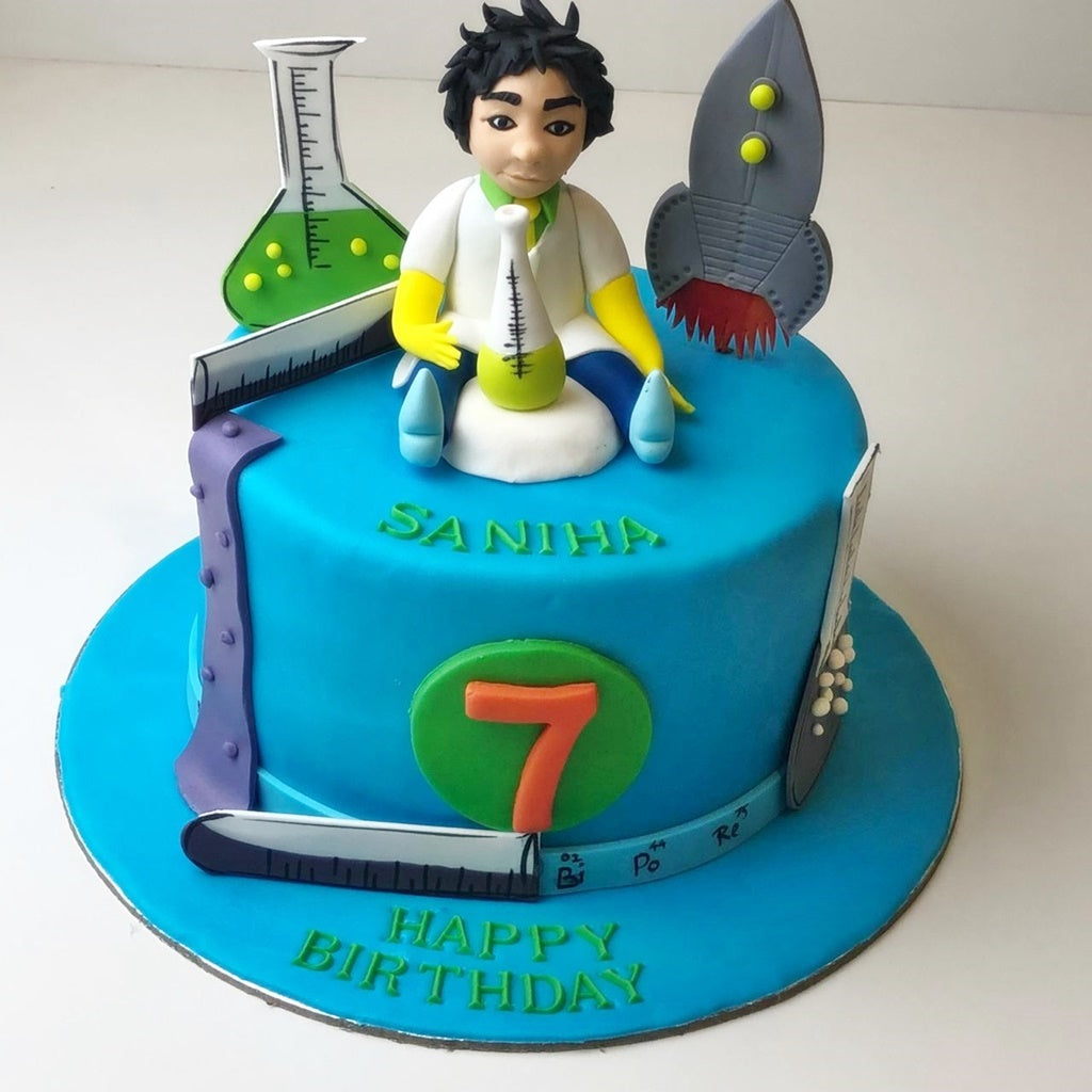 Mad Science Cake | This over the top birthday cake was for a… | Flickr