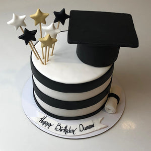 Star Graduate Theme Cake