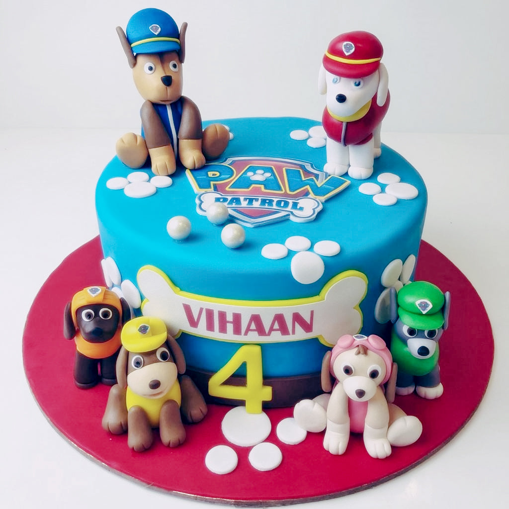 Buy Paw Patrol Cake Online | Customisable | Free Delivery